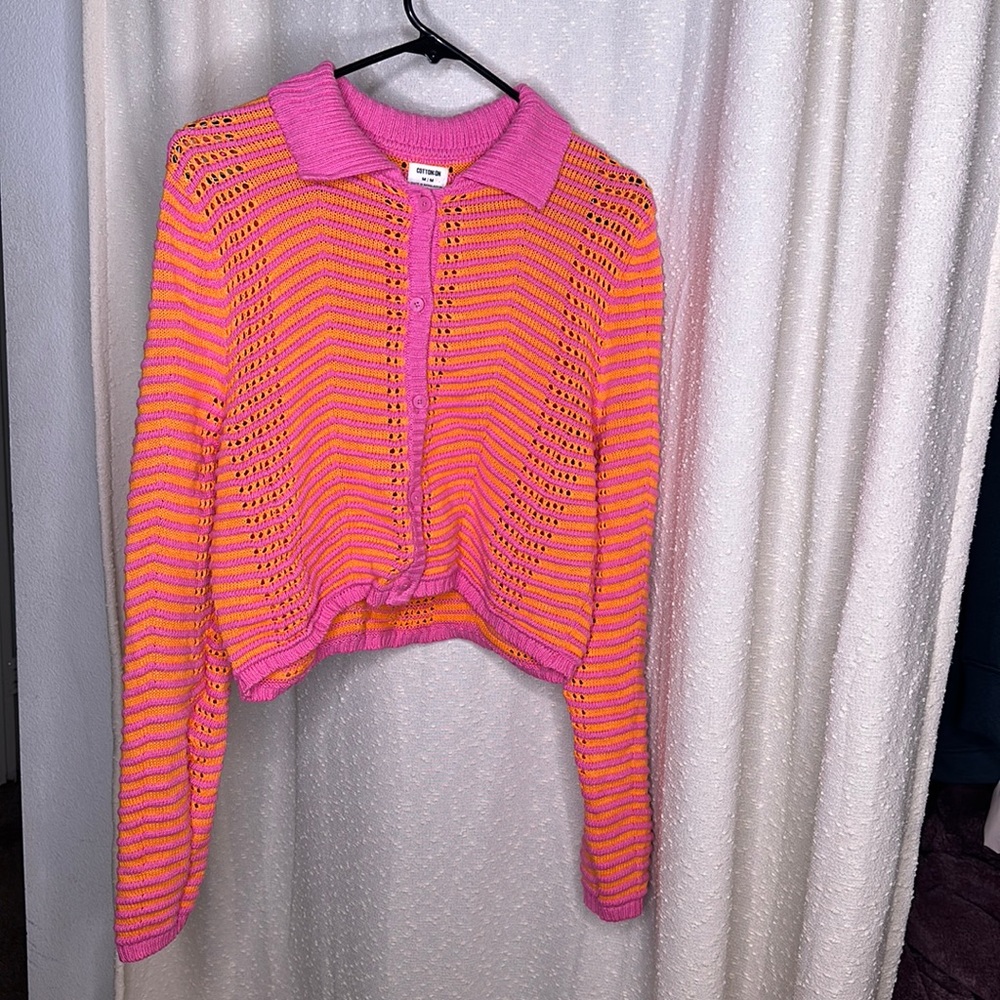 Women’s cotton brand spring sweater/ cartagan spring colors